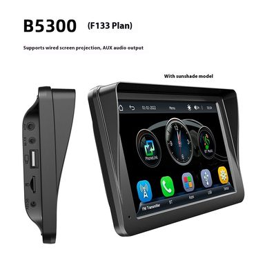 Creatall 7-calowy przenośny odtwarzacz MP5 dla samochodu z Bluetooth HD Duży ekran bezprzewodowy CarPlay Navigation Dashboard Połączenie USB