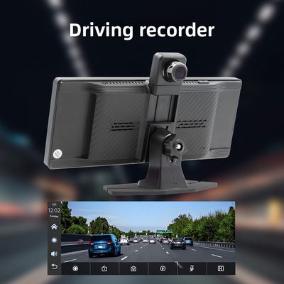 Creatall Portable 10,26-calowy podwójny rejestrator Dash Cam 2 obiektywy przedni tylny rejestrator wideo do nawigacji CarPlay Transborder Car