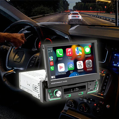 Creatall 7-calowy wyciągalny ekran All-in-One bezprzewodowy CarPlay Smart dla Bluetooth Kamera odwrotna W samochodzie MP5 Player