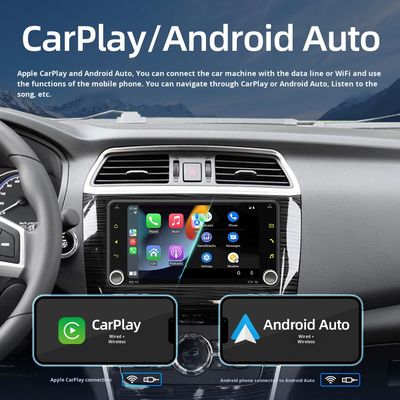 Creatall 7-calowy Android Samochodowy GPS Nawigacja Deska Rozdzielcza All-In-One Centralny Samochodowy do DVD Bezprzewodowy BT CarPlay Wyłącznie dla Dotyku