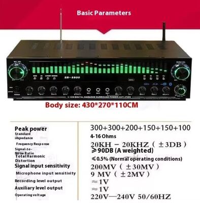 SR-8800 5.1 Channel Home Amplifier z prywatną kształt i OEM marki personalizacji