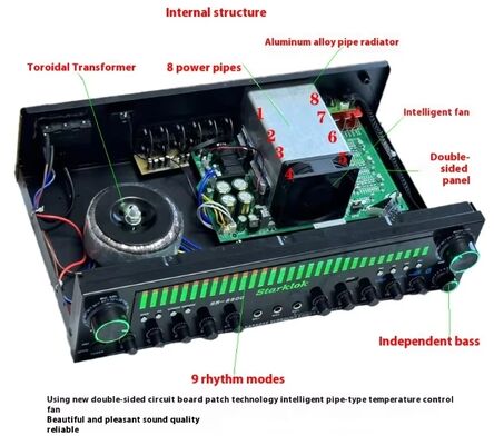 SR-8800 5.1 Channel Home Amplifier z prywatną kształt i OEM marki personalizacji