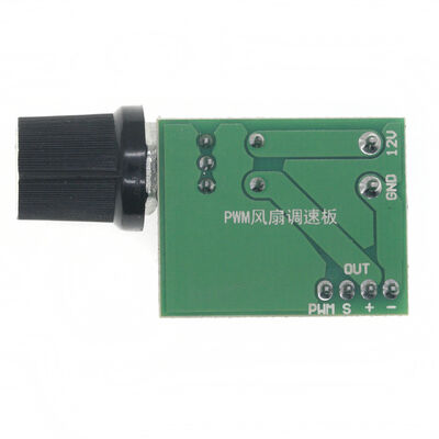 DC12V Four-Wire Computer Fan Speed Controller 3A Pwm Electronic Modules Kits Switch 4-Wire Fan Speed Control Can Be Turned