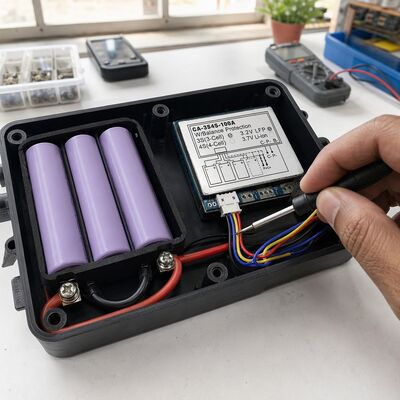 3S 4S 100A Lithium Battery Protection Board BMS with Balanced Charging for 12.6V 16.8V Li-ion Battery Pack