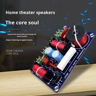 250W Audiophile 2-Way Crossover Divider  High-Frequency Mid-Low Adjustable Module for Home Theater Speaker