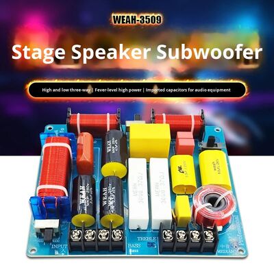 Professional Stage Speaker Frequency Divider High Mid Low 3-Way Hi-Fi Crossover for KTV