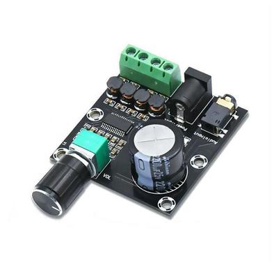 Kompaktny moduł wzmacniacza analogowego 20Hz-20KHz z 3,5 mm interfejsem wejściowym i srebrnym wykończeniem