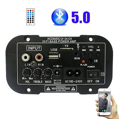 Bluetooth 5.0 FM Radio Amplifier Board z mocą 100W dla domowego i samochodowego audio
