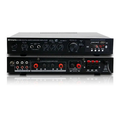 LDZS 5.1-kanałowy profesjonalny wzmacniacz audio o mocy 200 W + 200 W i obsłudze Bluetooth dla systemów kina domowego