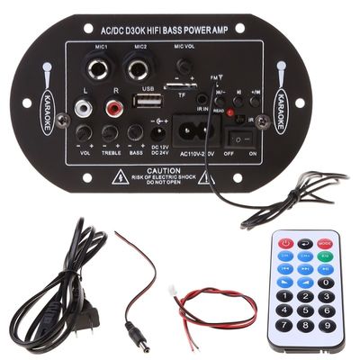 D3OK HIFI Bass Power Home Amplifier Board z 2 kanałami Bluetooth 4.2 i 12V