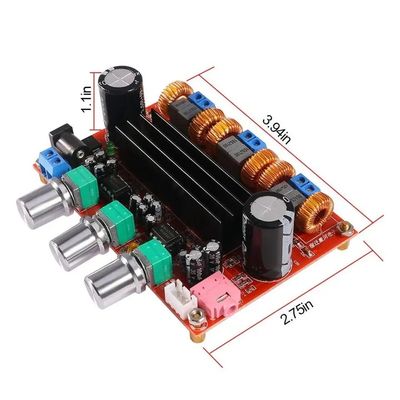 TPA3116D2 Moduł dźwiękowy 2.1 Kanał Płyty wzmacniacza mocy klasy D z mocą wyjściową 200W i szerokim napięciem DC12-24V