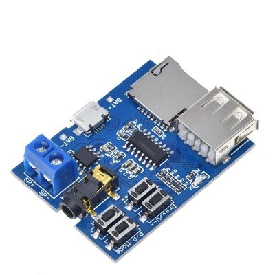 Moduł wzmacniacza dźwięku MP3 Decoder Board z zasięgiem mocy 3,7 ~ 5,5 V Karty TF i trybu U Disk Play 2W Mono wzmacniacz