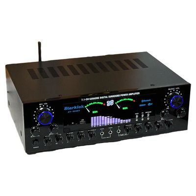 AV-888BT 2800W Dom Karaoke Dual-Ring Wzmacniacz mocy Nowy Model 7.1 Strefa kanału Tuning Wysokiej mocy konstrukcja metalowa