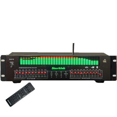 EQ-8100 Professional Hi-Fi Preamp Player BT 5.4 Optical Coaxial Digital Audio Decoder 20 Segment Equalizer Sprzęt światłowodowy