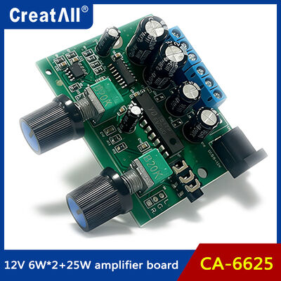 CA-6625 2.1 Channel Ultra Heavy Bass Digital Amplifier Board Module z zasilaniem 12V dla projektów audio DIY