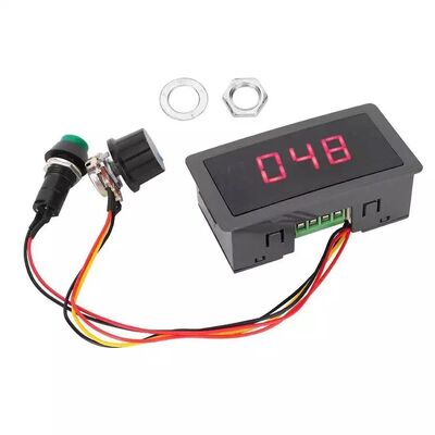 CCM5D cyfrowy wyświetlacz LED sterownik prędkości silnika Regulator prędkości 6V 12V 24V 5A PWM sterownik prędkości silnika DC